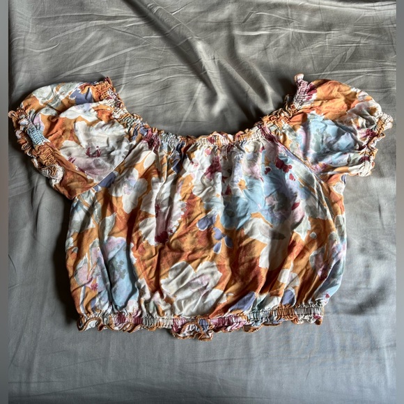 Floral Crop Top - Picture 1 of 2